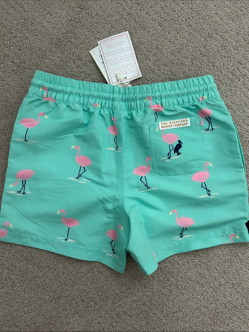 NWT Beaufort Bonnet Company Flarda Flamingo Tortola Swim Trunk
